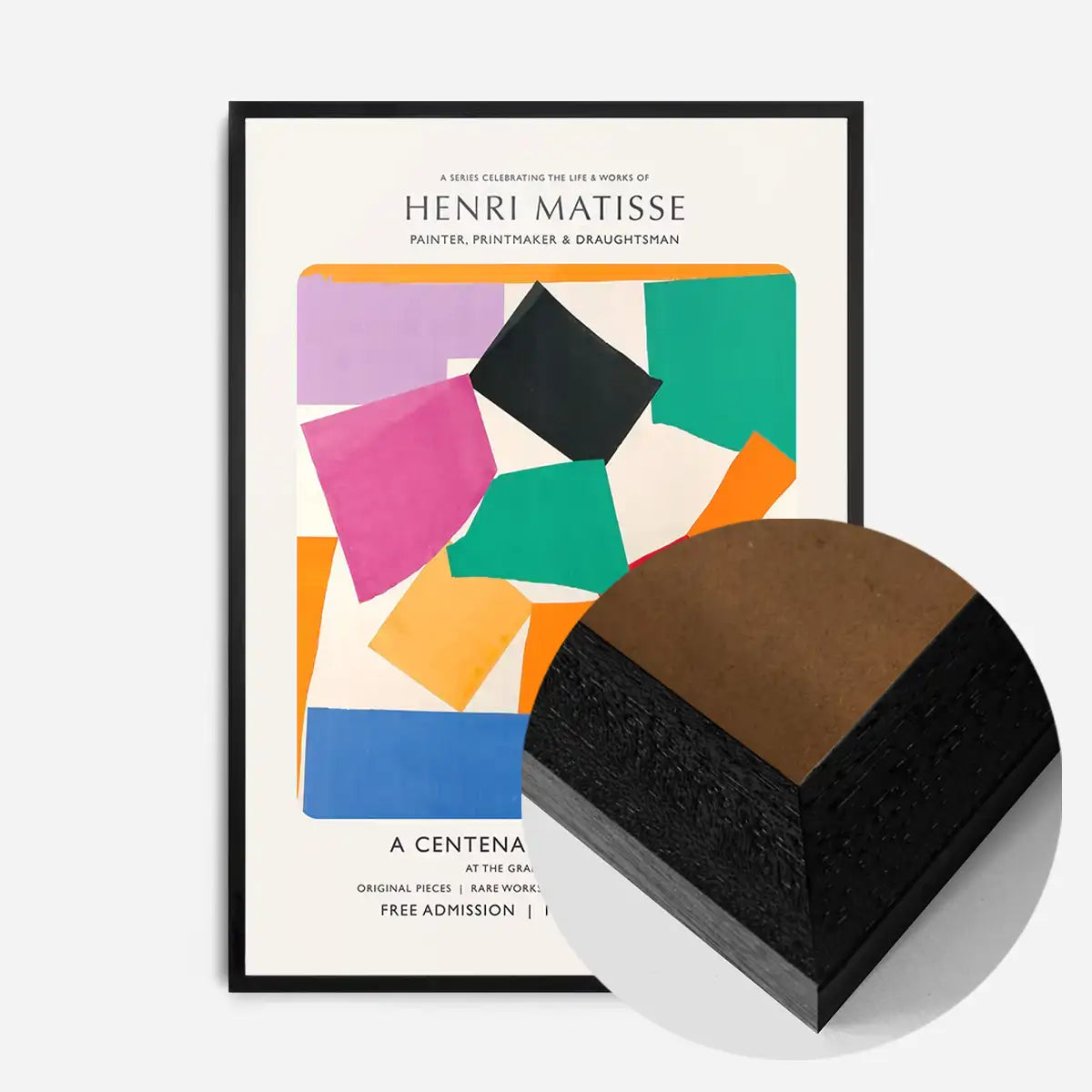 Matisse paper cutouts centenary exhibition poster – InkAndDrop