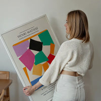 Matisse paper cutouts centenary exhibition poster