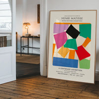 Matisse paper cutouts centenary exhibition poster