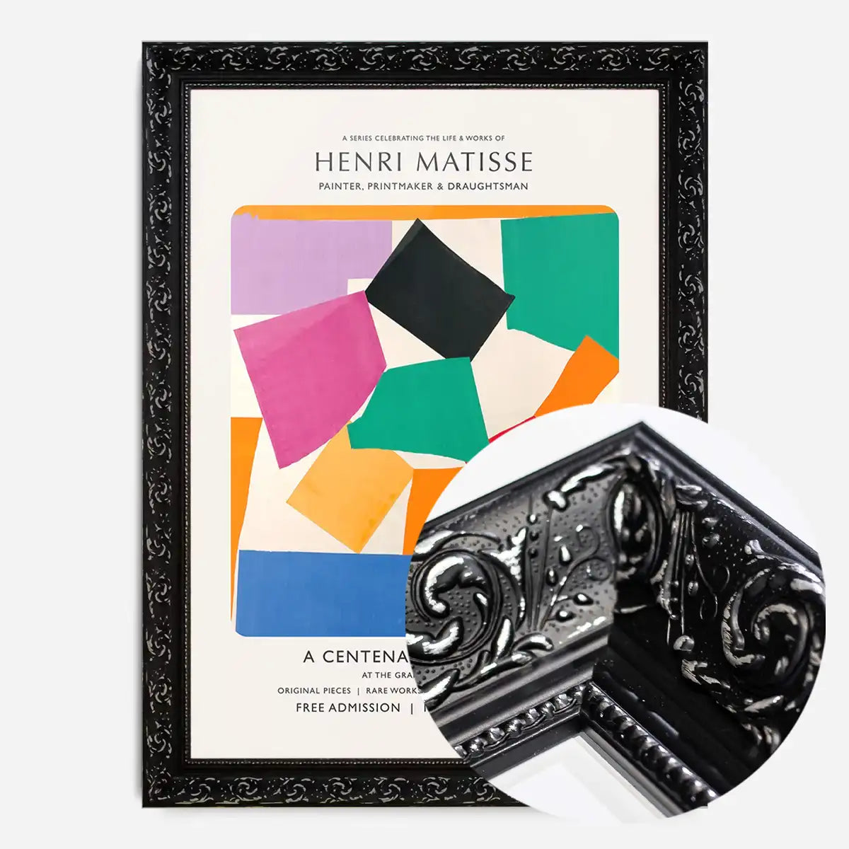 Matisse paper cutouts centenary exhibition poster – InkAndDrop