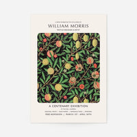 William Morris Leaves Pattern centenary exhibition poster