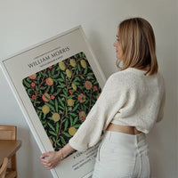 William Morris Leaves Pattern centenary exhibition poster