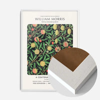 William Morris Leaves Pattern centenary exhibition poster