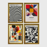 Set of 4 framed prints, vintage oversized playing cards: a Queen of Spades; a King of Hearts; a King of Spades; and a second King of Spades — unframed