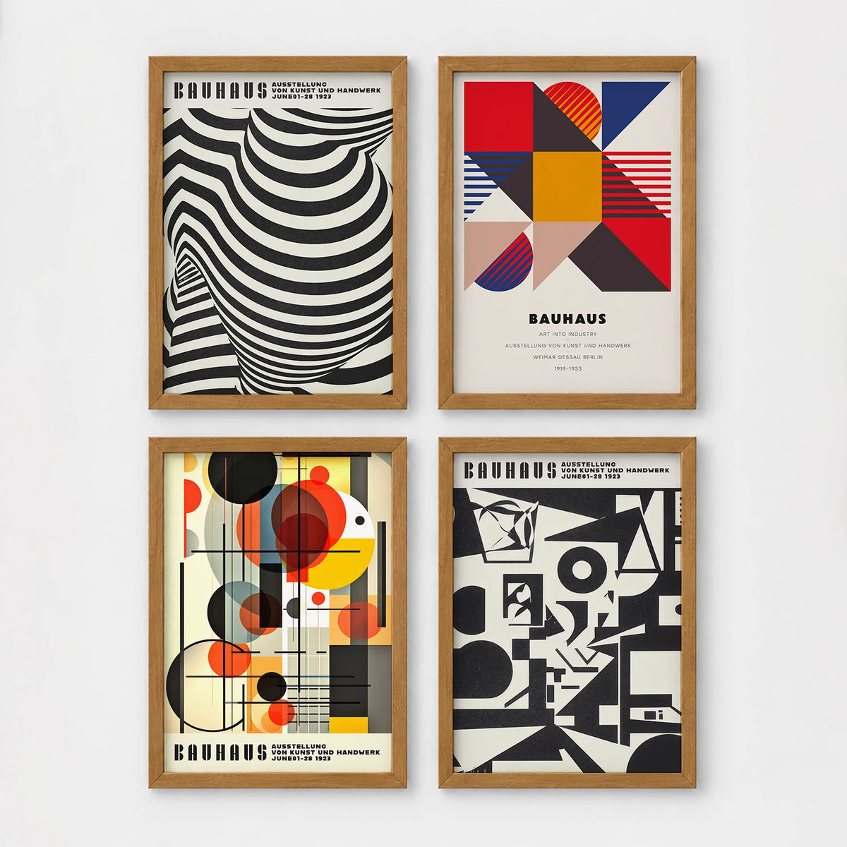 Set of 4 framed prints, vintage oversized playing cards: a Queen of Spades; a King of Hearts; a King of Spades; and a second King of Spades — unframed