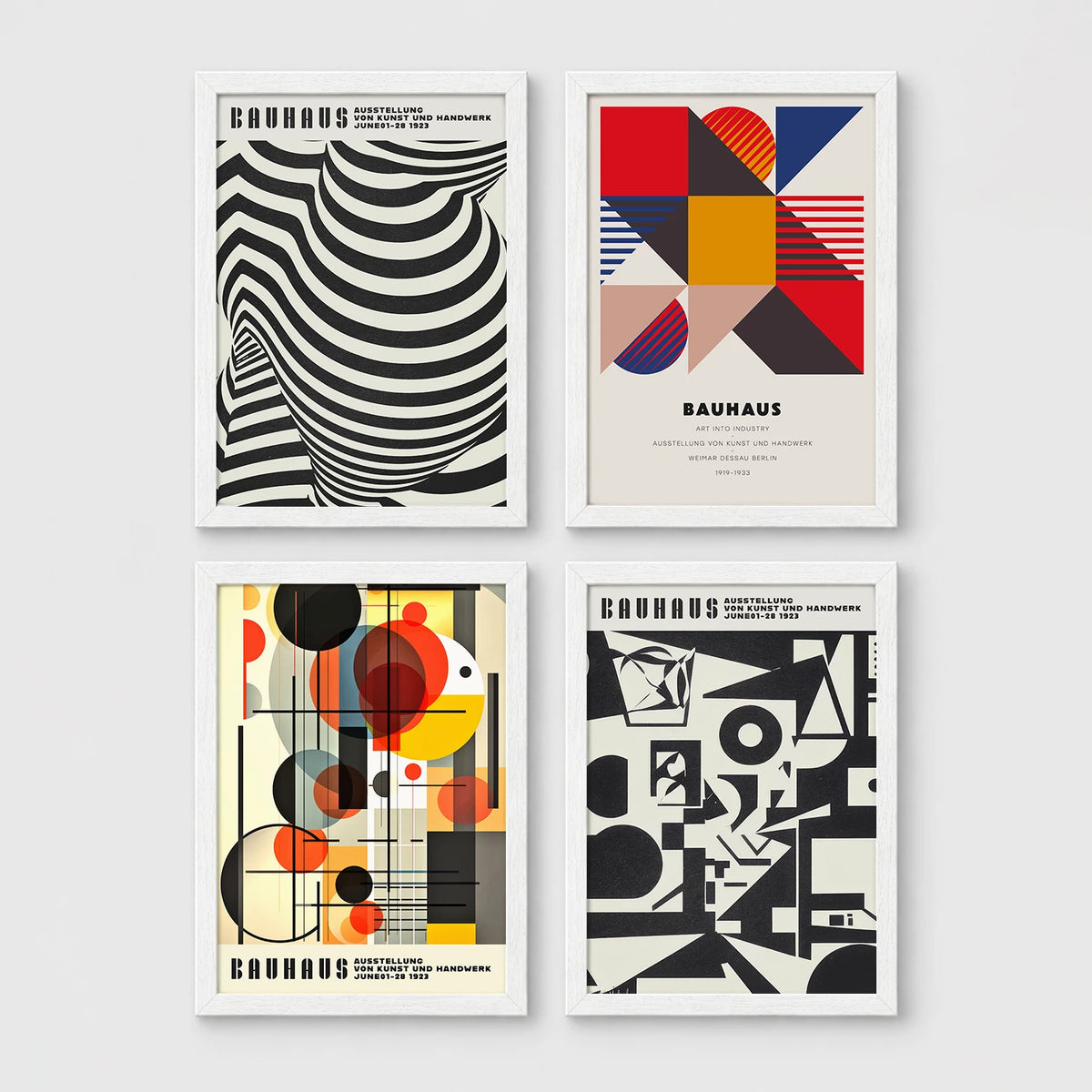 Set of 4 framed prints, vintage oversized playing cards: a Queen of Spades; a King of Hearts; a King of Spades; and a second King of Spades — unframed