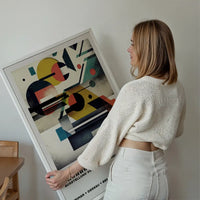 Bauhaus Geometric Shapes Print
