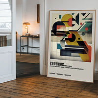 Bauhaus Geometric Shapes Print