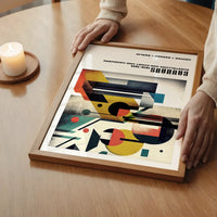 Bauhaus Geometric Shapes Print