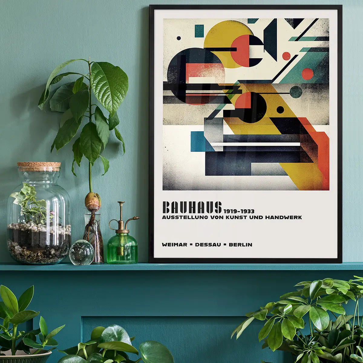Bauhaus Geometric Shapes Print
