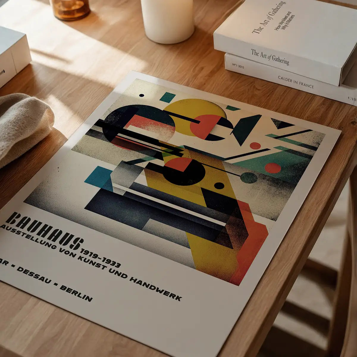 Bauhaus Geometric Shapes Print