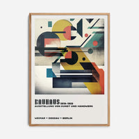 Bauhaus Geometric Shapes Print