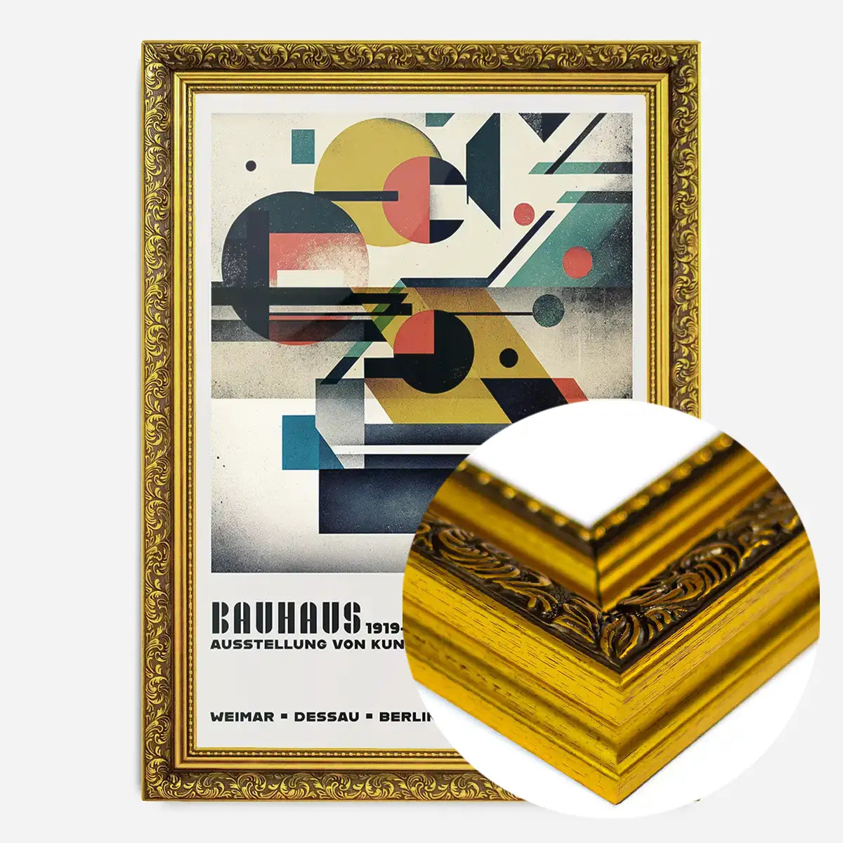 Bauhaus Geometric Shapes Print