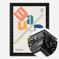 Angled Bauhaus Letters Colour Print