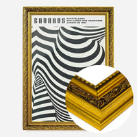 Geometric Swirls Bauhaus Black & White Print