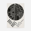 Bauhaus Circle City Black & White Print
