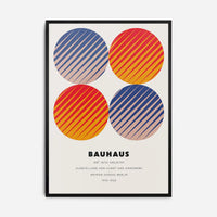 Bauhaus Circles Colour Print
