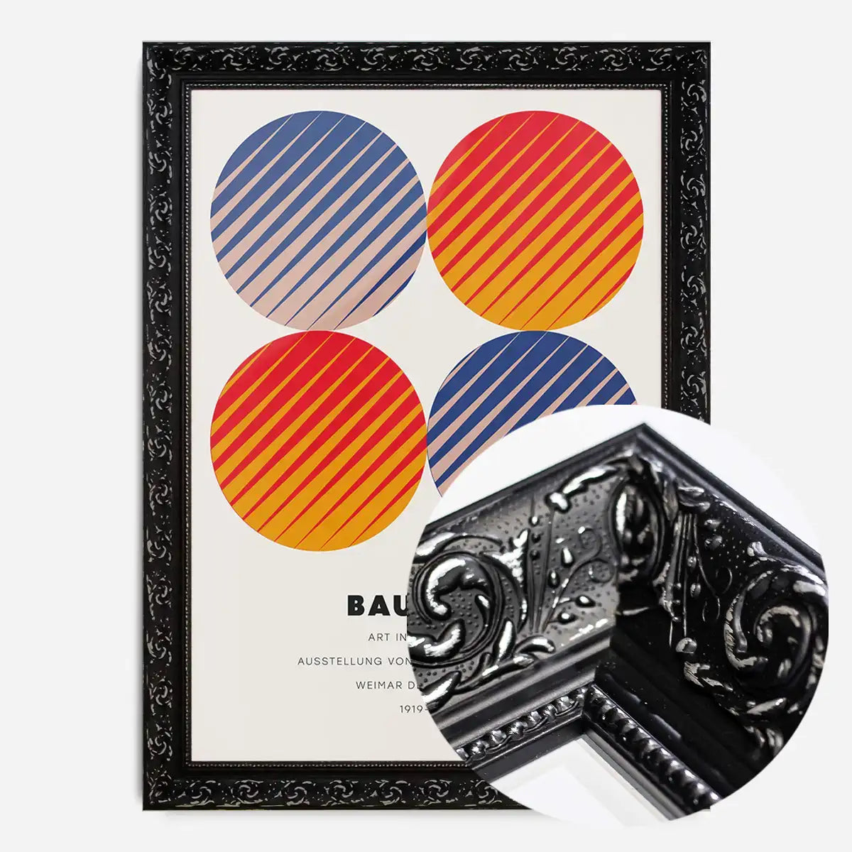 Bauhaus Circles Colour Print