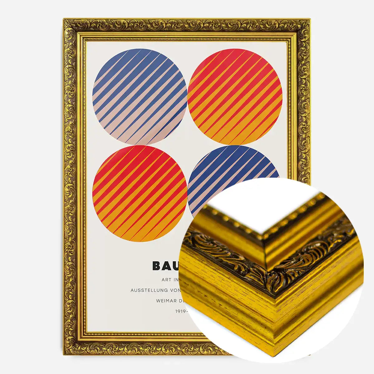 Bauhaus Circles Colour Print