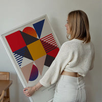 Bauhaus Geometric Art Into Industry Print