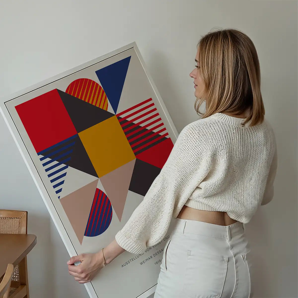 Bauhaus Geometric Art Into Industry Print