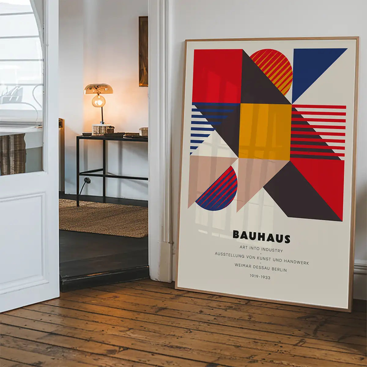 Bauhaus Geometric Art Into Industry Print