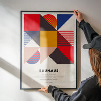 Bauhaus Geometric Art Into Industry Print
