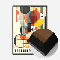Bauhaus Industrial Geometric Shapes Print