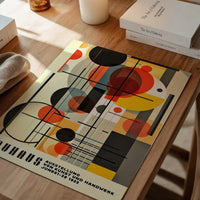 Bauhaus Industrial Geometric Shapes Print
