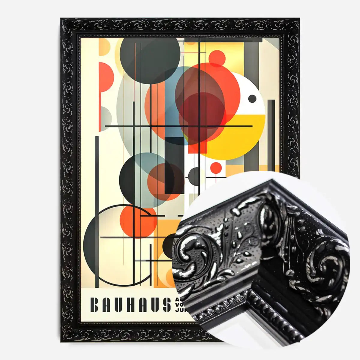 Bauhaus Industrial Geometric Shapes Print