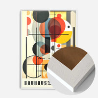 Bauhaus Industrial Geometric Shapes Print