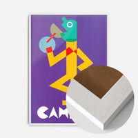 Vintage Purple Campari Drinks Poster
