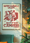 Vintage Red Campari Drinks Poster