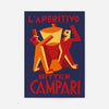 Vintage Bitter Campari L'Aperitivo Purple Print