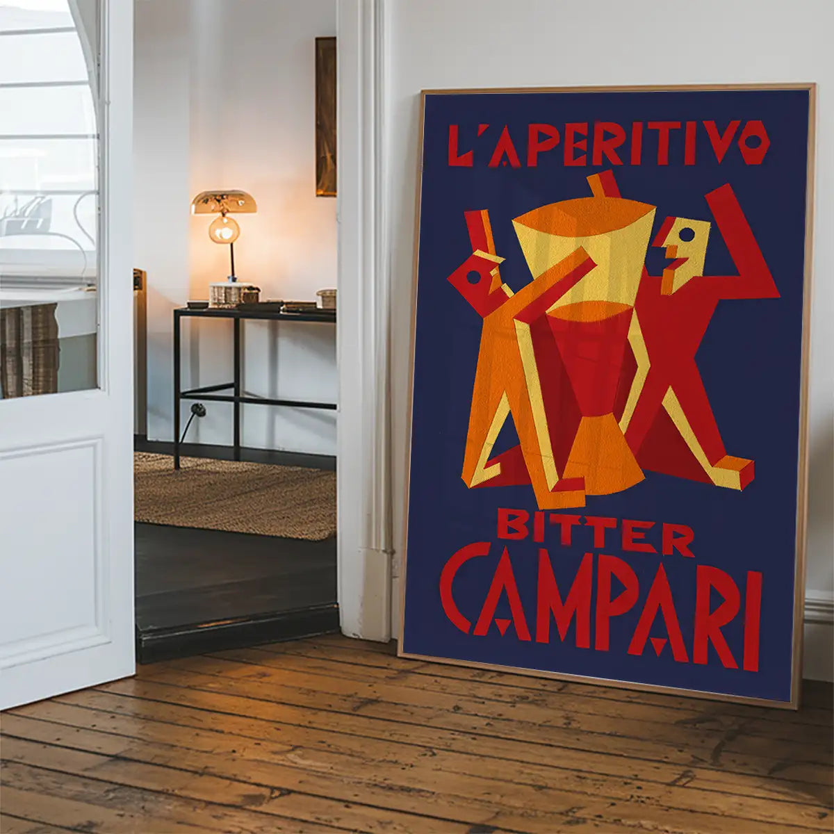 Vintage Bitter Campari L'Aperitivo Purple Print