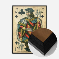 Vintage Playing Card Print - Jack of Clubs