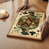 Vintage Playing Card Print - Jack of Clubs