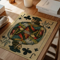 Vintage Playing Card Print - Jack of Clubs