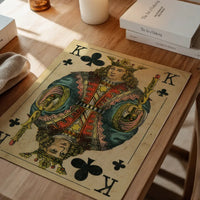 Vintage Playing Card Print - King of Clubs