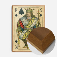 Vintage Playing Card Print - King of Spades