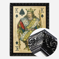 Vintage Playing Card Print - King of Spades