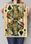 Vintage Playing Card Print - Jack of Spades