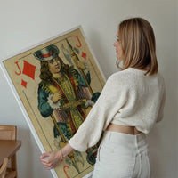 Vintage Playing Card Print - Jack of Diamonds