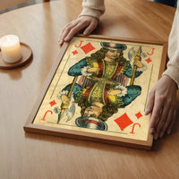 Vintage Playing Card Print - Jack of Diamonds