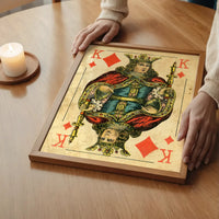 Vintage Playing Card Print - King of Diamonds