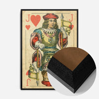 Vintage Playing Card Print - Jack of Hearts