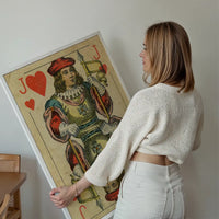 Vintage Playing Card Print - Jack of Hearts