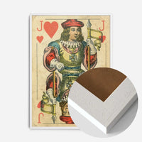 Vintage Playing Card Print - Jack of Hearts