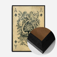 Vintage Playing Card Print - Ace of Spades