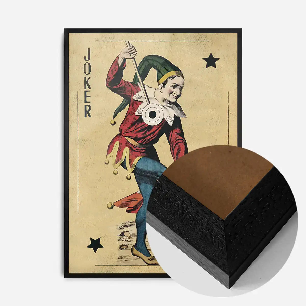 Vintage Playing Card Print - Joker